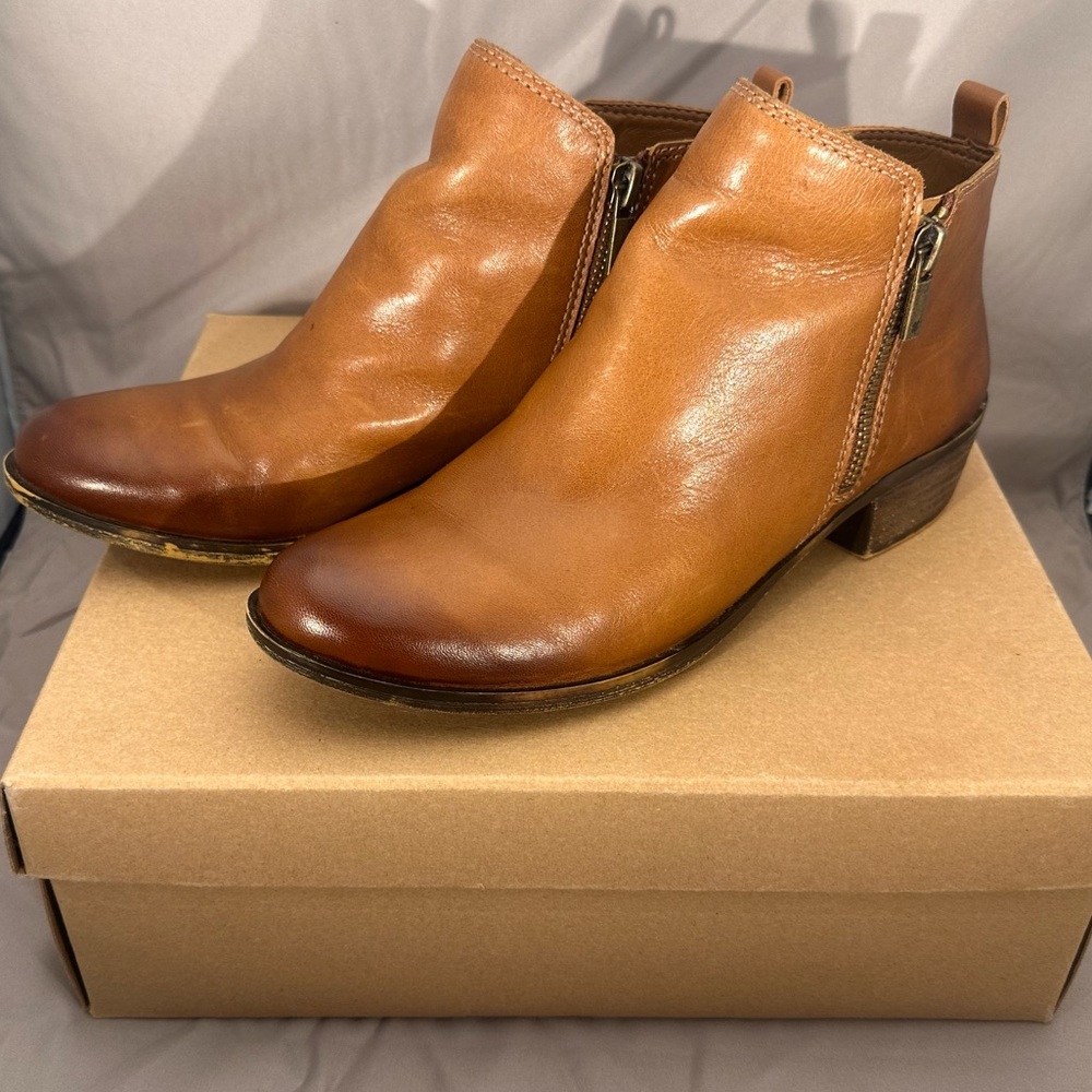 Lucky Brand Leather Booties
